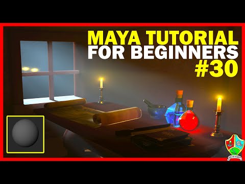 Creating your 1st MATERIAL in Maya - Lambert | Maya 2020 Tutorial for Beginners