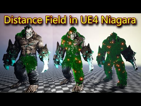 Distance Field in UE4.26 Niagara | Download Project Files