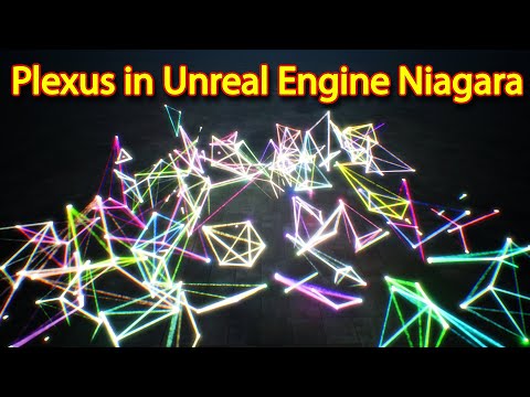 Plexus effect with Particle Attribute Reader | Unreal Engine Niagara Tutorials | UE4 Niagara Plexus