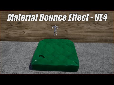 Material Bounce Effect - UE4 Material Tutorial