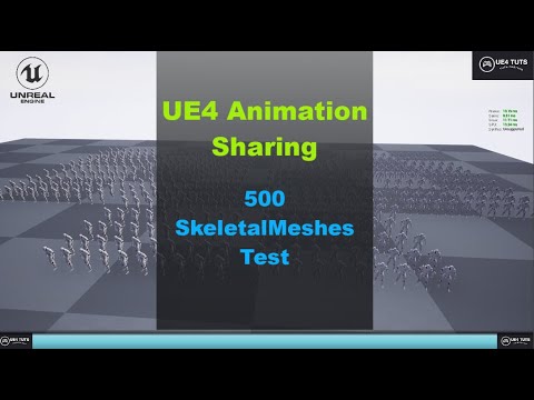 UE4 Animation Sharing| Anim Sharing Plugin-#AnimSharing#UE4Tuts