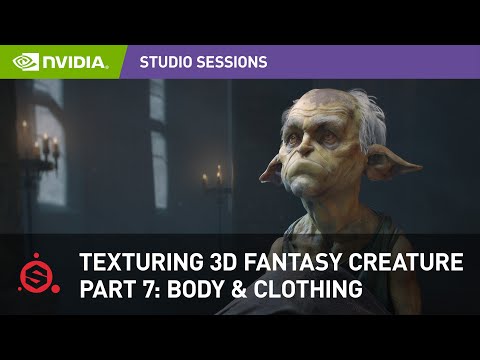 Texturing a 3D Fantasy Creature w/ Maria Panfilova Adobe Substance Painter | Part 7: Body &amp; Clothing