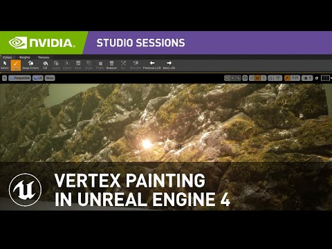 Vertex Painting in Unreal Engine 4 w/ Javier Perez | NVIDIA Studio Sessions