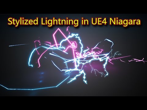 UE4 Niagara Stylized Lightning | Files on Patreon