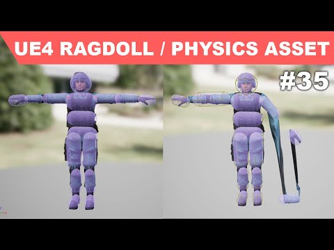 Unreal third Person Shooter #35 - Physics Asset/ Ragdoll - Physics Bodies