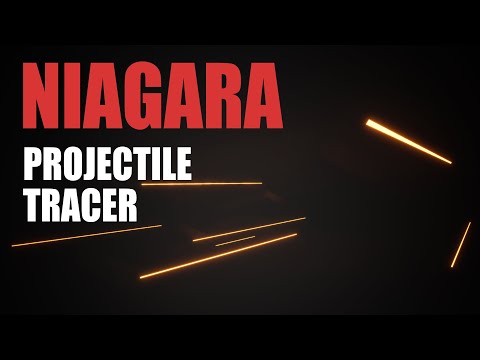 UE4 Niagara Tutorial - Bullet Tracer Effect - Intro to Niagara UE4/Unreal Engine 4