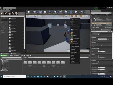 Doug Teaches Unreal Engine Lesson Plan 6 - C++ Initialization, Chasing Ai , Turret Ai, Line Trace