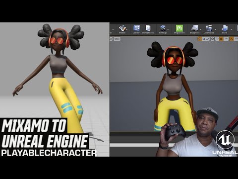 Take your Mixamo Character into Unreal Engine as a Playable Character