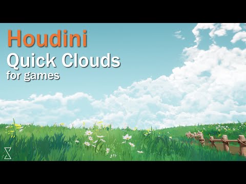 Quick Clouds For Games || Houdini + Unreal Engine Tutorial