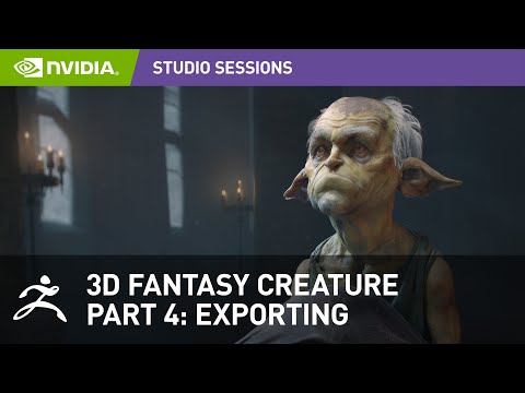 Creating a 3D Fantasy Creature w/ Maria Panfilova - Pixologic Zbrush | Part 4: Exporting