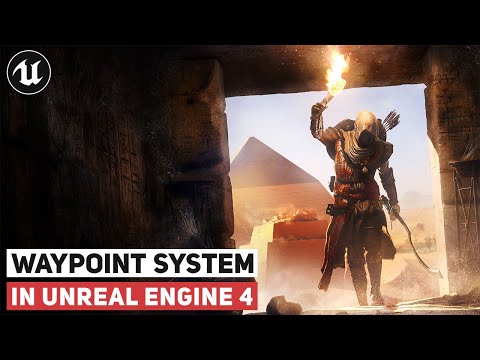 Waypoint System With Markers | UE4 Tutorial (RPG Series)