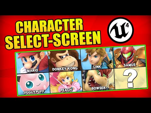 Unreal Engine 4 - Character Selection Tutorial