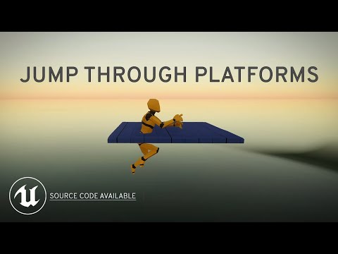 Jumping Through Platforms in UE4 Blueprints (Super Mario mechanic!)