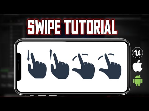 Swipe touch controls unreal engine mobile tutorial