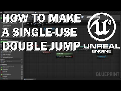How to make a single-use double jump in Unreal Engine 4