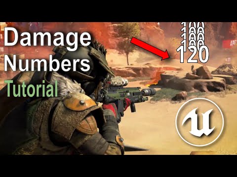 Unreal Engine - Damage Numbers Tutorial (1/4)