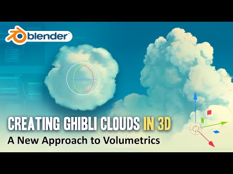 How to Create Ghibli Clouds in 3D - Blender Volumetrics Tutorial