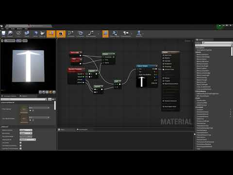 UE4 Niagara Quicktip: Controlling pan/scroll speed over life