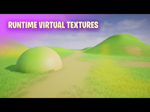 Landscape color blending with Runtime Virtual Textures