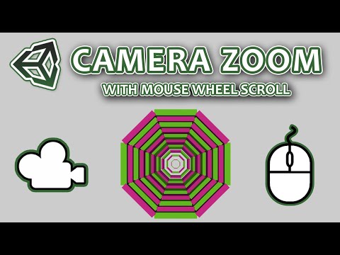 How To ZOOM With Mouse Wheel Scroll In Unity For Perspective Or Orthographic Camera | Unity Tutorial