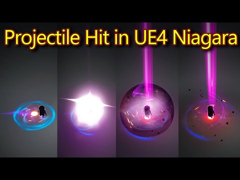 UE4 Niagara Projectile Hit Effect 👉 Trailer