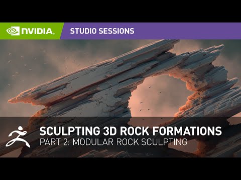 Sculpting Stunning 3D Rock Formations w/ Jonas Ronnegard | Part 2: Modular Rock Sculpting