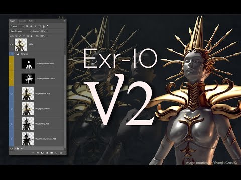 Exr-IO V2 Featurette - Cryptomatte Support in Photoshop