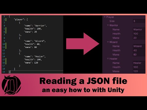 Reading a JSON file - an easy how to with Unity3d