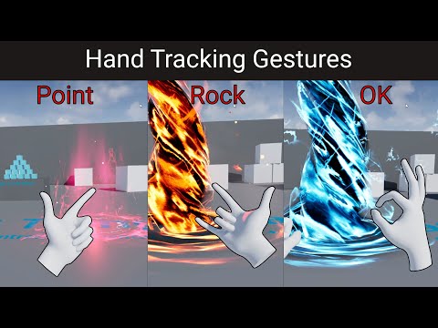 Oculus Quest Hand Tracking Gestures in UE4