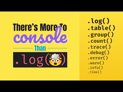 There&#039;s more to CONSOLE than .log( ) | Things you didn&#039;t know console could do!!