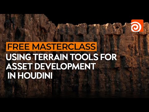 Free Masterclass: Creatively Using Terrain Tools for Asset Development in Houdini