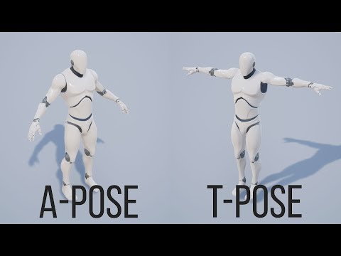 A-Pose to T-Pose in UE4