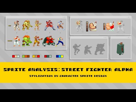 Sprite Analysis | Street Fighter Alpha: A Study of Character Stylization