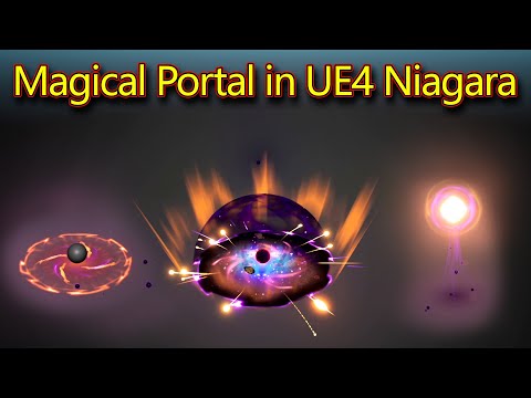 Magical Portal | Unreal Engine Niagara Tutorials | UE4 Niagara Portal | Download Project Files