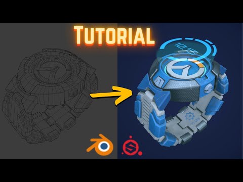 Creating Overwatch-style 3D Models with Blender &amp; Substance