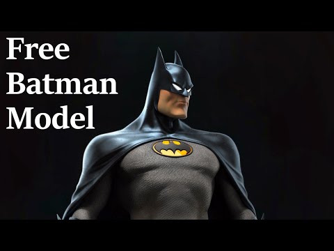 Free Animated Series Batman Model