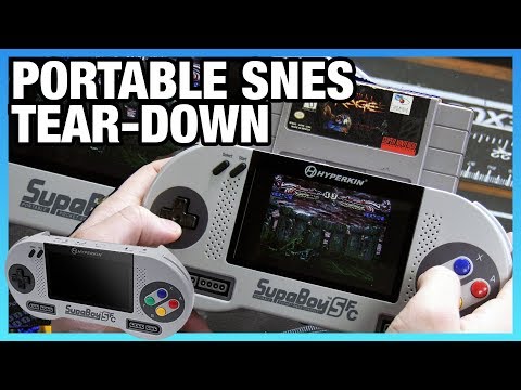 SupaBoy SFC Handheld &amp; Portable SNES Tear-Down