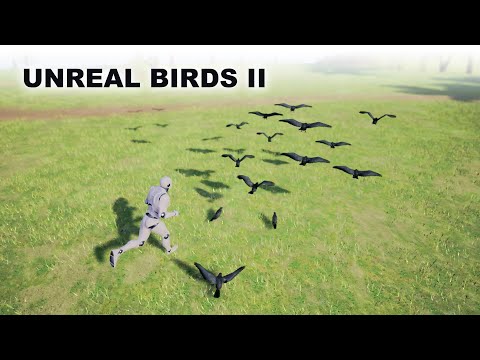 Unreal Bird NPC- AI Controller &amp; Fly Away