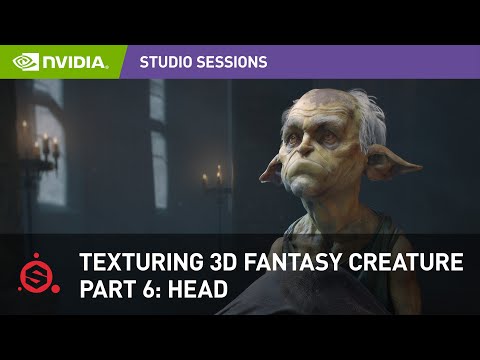 Texturing a 3D Fantasy Creature w/ Maria Panfilova - Adobe Substance Painter | Part 6: Head