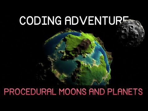 Coding Adventure: Procedural Moons and Planets