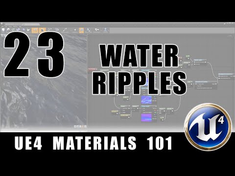 Water Ripples Shader - UE4 Materials 101 - Episode 23