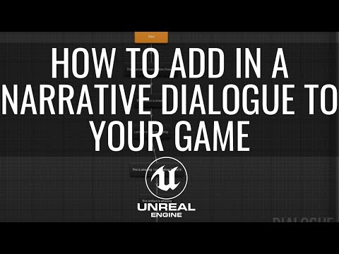 How To Add In Constant Narrative Dialogue To Your Unreal Game Part 1