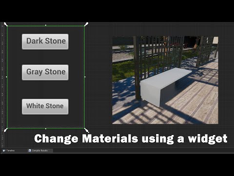 Request 3 : How To Change Material in Real Time using a Widget