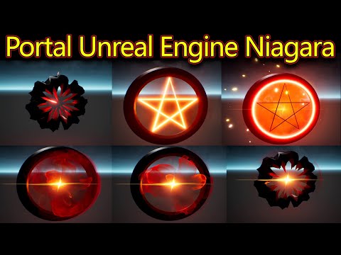 Portal Effect | Unreal Engine Niagara Tutorials | UE4 Niagara Portal | Download Project Files