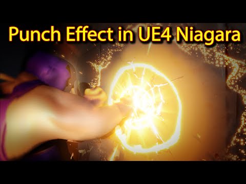 Punch Effect | UE4 Niagara Punch FX | Download Project Files
