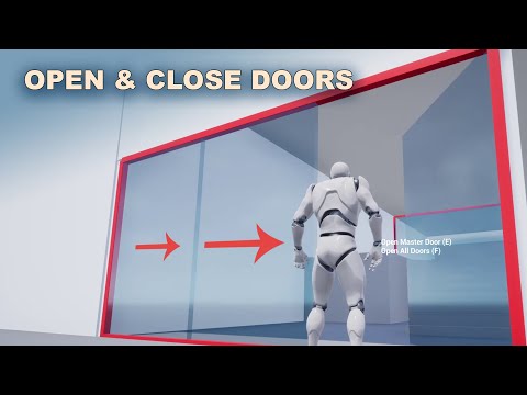 Open and Close Doors in unrealengine