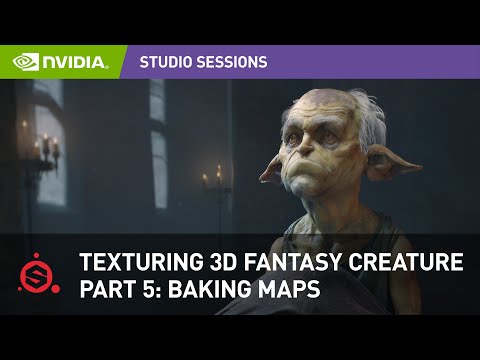 Texturing a 3D Fantasy Creature w/ Maria Panfilova - Adobe Substance Painter | Part 5: Baking Maps