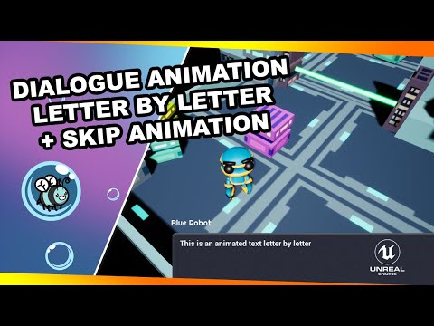 Dialogue Animation letter by letter with skip - Let&#039;s make a stealth game, #11