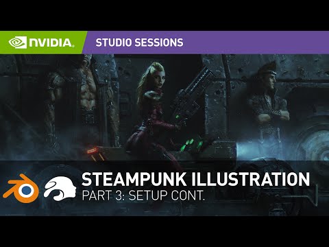Create a Stunning Steampunk Illustration w/ Andrew Domachowski | Part 3: Setup Continued