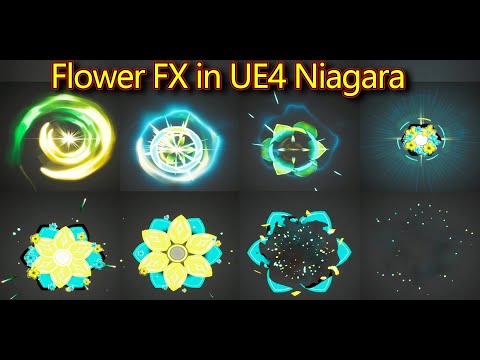 Flower Effect | Unreal Engine Niagara Tutorials | UE4 Niagara Flower Effect | Download Project Files